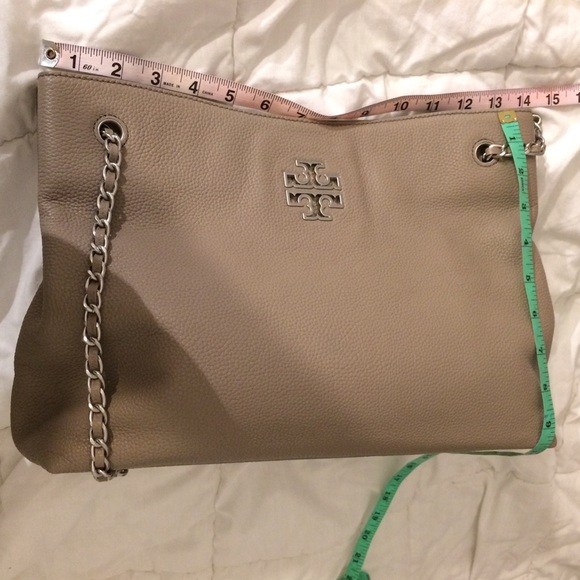 Gray & Silver Tory Burch handbag (NWT) - Picture 6 of 7